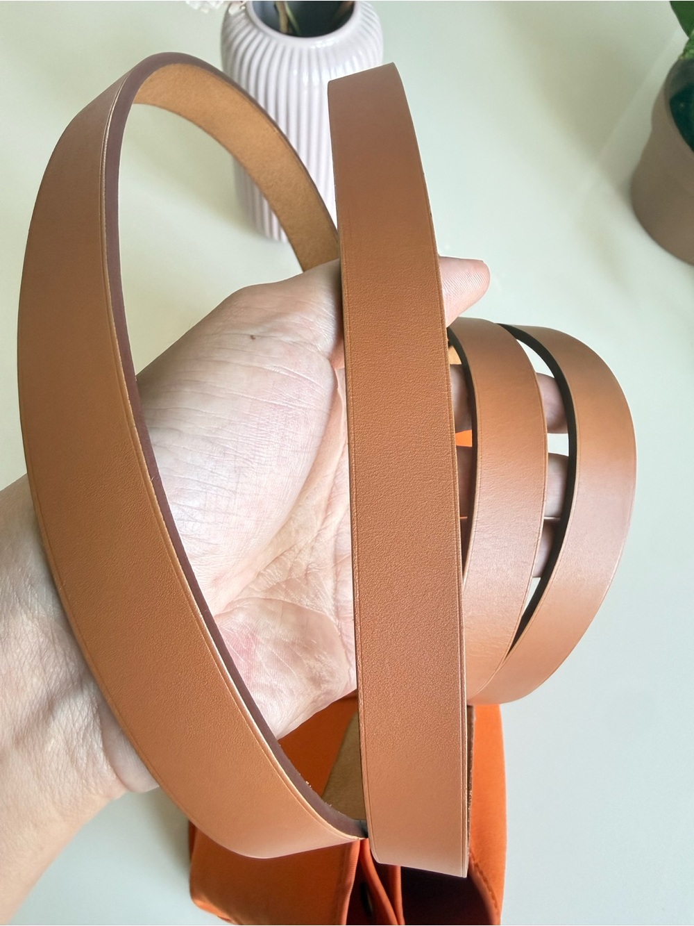 Hermes Orange Cabag Tote - Picture 8 of 11